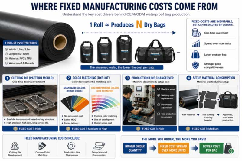 Giải thích về moq túi khô: Số lượng đặt hàng tối thiểu cho các dự án OEM