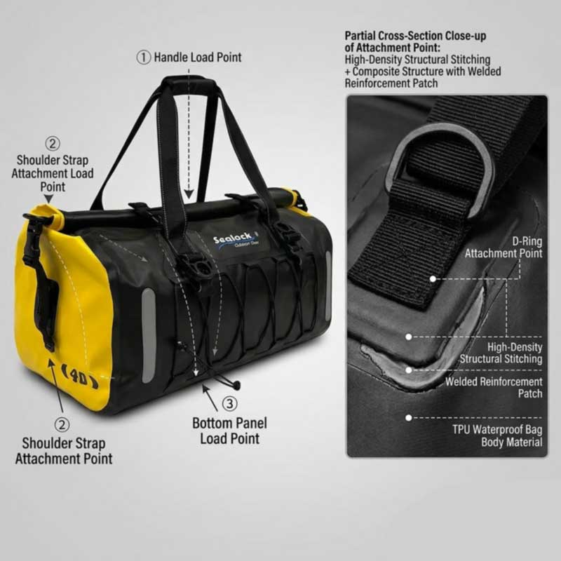 Nhà sản xuất túi Duffel chống nước cho người mua bán buôn toàn cầu
