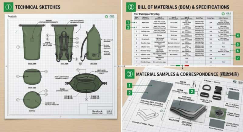 Cách viết gói công nghệ cho túi chống nước